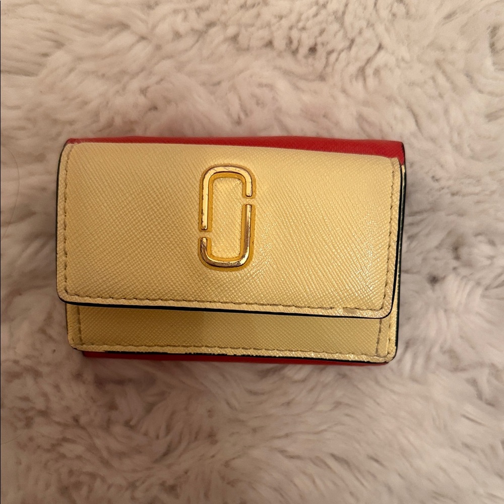 Marc Jacobs Red, Yellow and Mint Green Women's Wallet